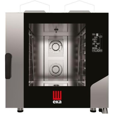 Konvektomat Millennial Black Mask Bakery 6x600x400 mm - ovládaná elektronicky, plynová, Tecnoeka, 230V/500W, 13,5kW, 850x1035x(H