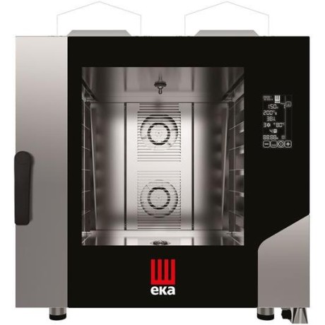 Konvektomat Millennial Black Mask Bakery 6x600x400 mm - ovládaná elektronicky, plynová, Tecnoeka, 230V/500W, 13,5kW, 850x1035x(H