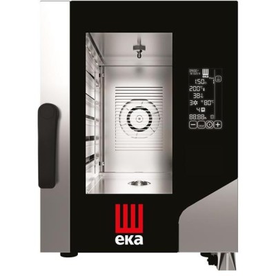 Konvektomat Millennial Black Mask Gastro Compact 6×GN 1/1 konvektomat - elektrický, Tecnoeka, 400V/7800W, 500x930x(H)700mm