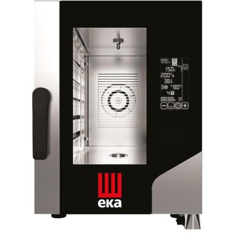 Konvektomat Millennial Black Mask Gastro Compact 6×GN 1/1 konvektomat - elektrický, Tecnoeka, 400V/7800W, 500x930x(H)700mm