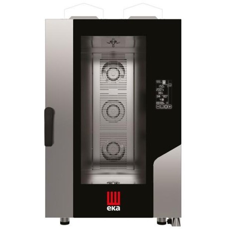 Konvektomat Millennial Black Mask Gastro 11x GN 1/1 - elektronicky ovládaná, plynová, Tecnoeka, 230V/700W, 17500kW, 730x849x(H)1