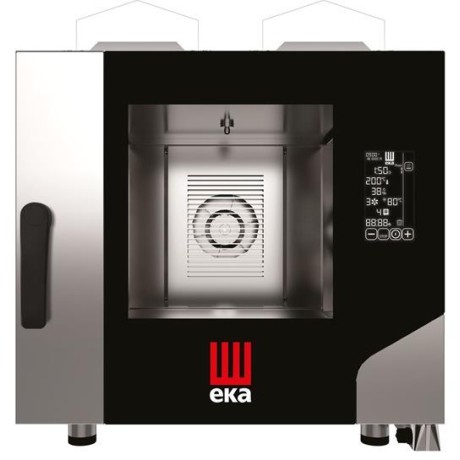 Konvektomat Millennial Black Mask Gastro, 5x GN 1/1 - elektronicky ovládaná, plynová, Tecnoeka, 230V/300W, 9300kW, 730x849x(H)80