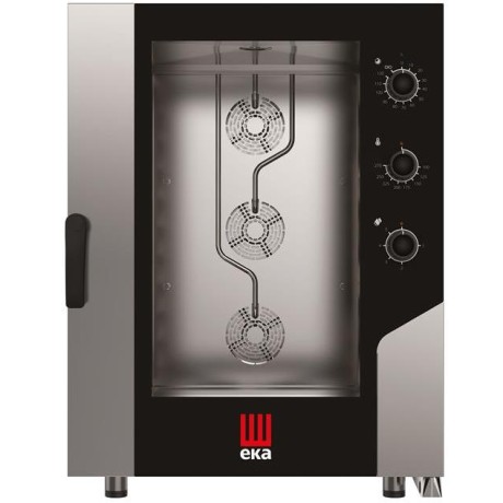 Konvektomat Millennial Smart Bakery, 10 × 600 × 400 mm - elektromechanicky ovládaný, elektrický, Tecnoeka, 400V/15500W, 850x1041