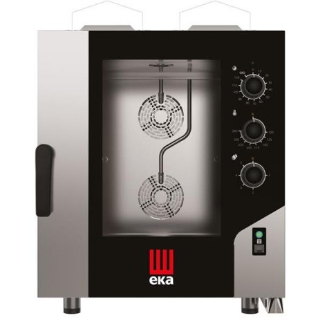 Konvektomat Millennial Smart Gastro, 7xGN1/1 - ovládaná elektromechanicky, plynová, Tecnoeka, 230V/500W, 13500kW, 730x855x(H)951