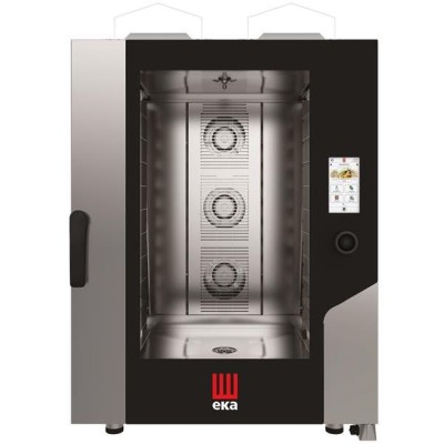 Konvektomat Millennial Touch Screen Bakery s automatickým mycím systémem 10x600x400 mm - ovládaná elektronicky, plynová, Tecnoek