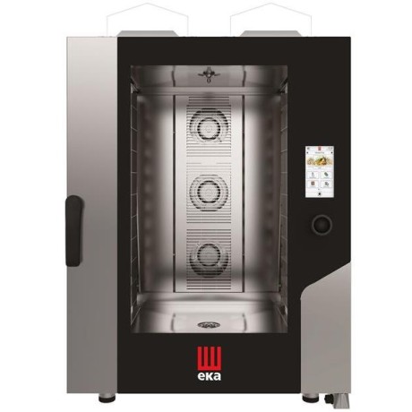 Konvektomat Millennial Touch Screen Bakery s automatickým mycím systémem 10x600x400 mm - ovládaná elektronicky, plynová, Tecnoek