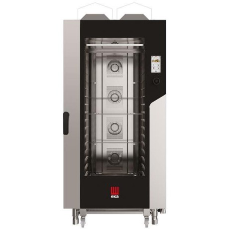 Konvektomat Millennial Touch Screen Bakery s automatickým mycím systémem, 16x600x400 mm - ovládaná elektronicky, plynová, Tecnoe