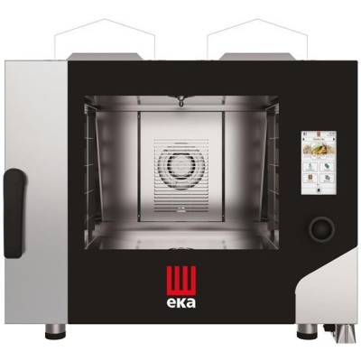 Konvektomat Millennial Touch Screen Bakery s automatickým mycím systémem, 4x600x400 mm - ovládaná elektronicky, plynová, Tecnoek