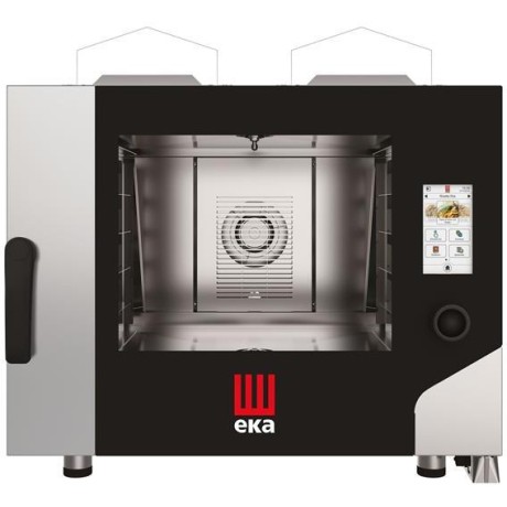 Konvektomat Millennial Touch Screen Bakery s automatickým mycím systémem, 4x600x400 mm - ovládaná elektronicky, plynová, Tecnoek