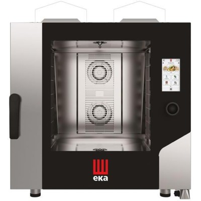 Konvektomat Millennial Touch Screen Bakery s automatickým mycím systémem, 6x600x400 mm - ovládaná elektronicky, plynová, Tecnoek