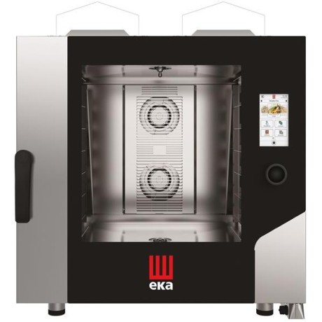 Konvektomat Millennial Touch Screen Bakery s automatickým mycím systémem, 6x600x400 mm - ovládaná elektronicky, plynová, Tecnoek