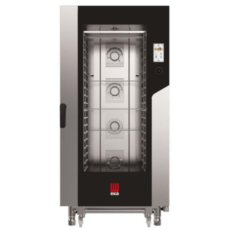 Konvektomat Millennial Touch Screen Gastro s automatickým mycím systémem, 20 × GN 1/1 - elektronicky řízený, elektrický, Tecnoek