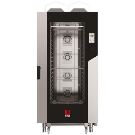Konvektomat Millennial Touch Screen Gastro s automatickým mycím systémem, 20x GN 1/1 - ovládaná elektronicky, plynová, Tecnoeka,