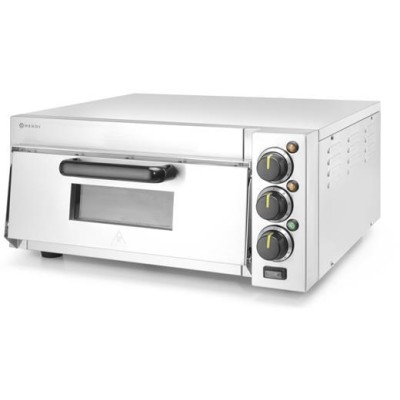 Jednokomorová pec na pizzu 2000 W, HENDI, Stříbrná, 230V/2000W, 580x560x(H)275mm