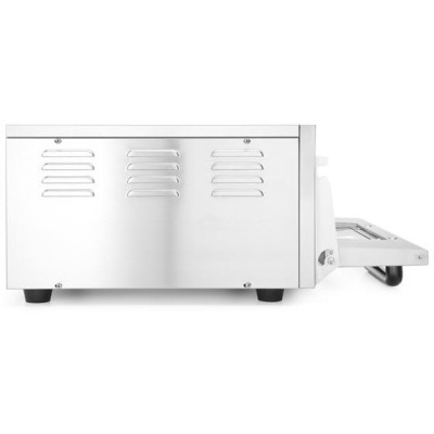Jednokomorová pec na pizzu 2000 W, HENDI, Stříbrná, 230V/2000W, 580x560x(H)275mm