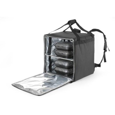 Tepelně izolovaný přepravní batoh, HENDI, 75,2L, Černá, 410x410x(H)480mm