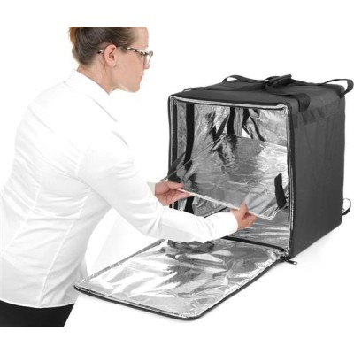 Tepelně izolovaný přepravní batoh, HENDI, 75,2L, Černá, 410x410x(H)480mm