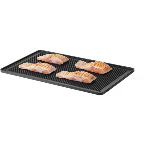 Grilovací deska, žebrovaná CONVECTOMAT GRILLPLATE, HENDI, GN 1/1, 530x325x(H)15mm