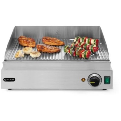 Mřížka žebrovaná, HENDI, Profi Line, zcela žebrované, 230V/2400W, 550x435x(H)245mm