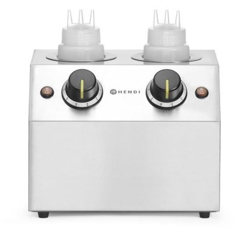 Ohřívač omáček dvojitý, HENDI, 1,3L, 220-240V/400W, 270x223x(H)282mm