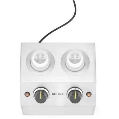 Ohřívač omáček dvojitý, HENDI, 1,3L, 220-240V/400W, 270x223x(H)282mm