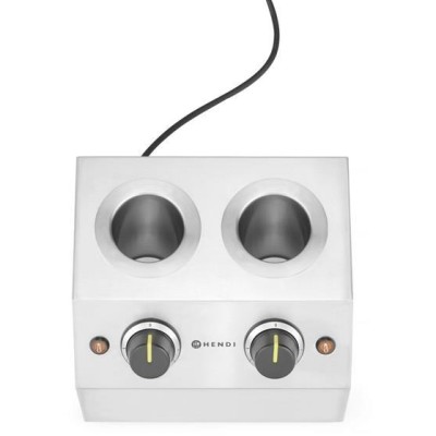 Ohřívač omáček dvojitý, HENDI, 1,3L, 220-240V/400W, 270x223x(H)282mm