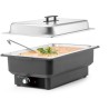 Chafing dish elektrický Tellano, HENDI, Kitchen Line, GN 1/1, 9L, 230V/900W, 575x349x(H)278mm