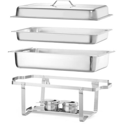 Chafing GN 1/1, HENDI, Kitchen Line, 9L, 2 ks, 600x358x(H)295mm
