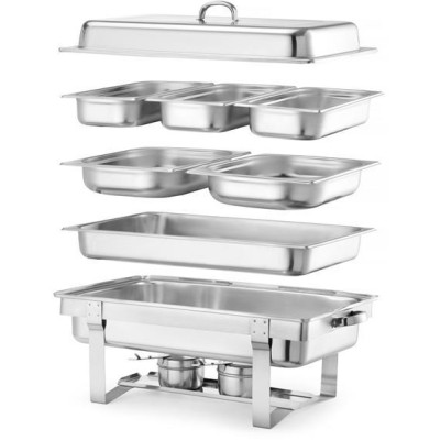 Chafing GN 1/1, HENDI, Kitchen Line, 9L, 585x385x(H)315mm