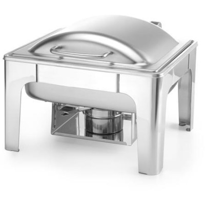 Chafing GN 1/2 saténový vzhled, HENDI, Profi Line, 4L, 365x370x(H)280mm