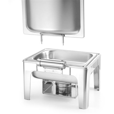Chafing GN 1/2 saténový vzhled, HENDI, Profi Line, 4L, 365x370x(H)280mm