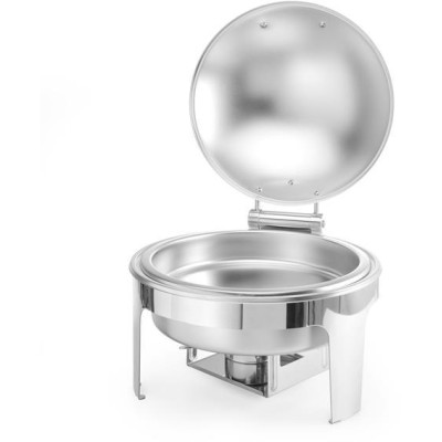 Chafing kulatý, saténový vzhled, HENDI, Profi Line, 6L, 465x420x(H)320mm