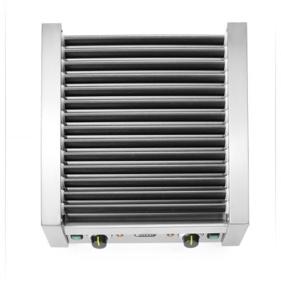 Gril válečkový na párky – dvouzénový, HENDI, 14 válečků, 230V/1480W, 520x650x(H)176mm