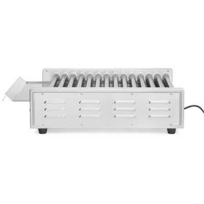 Gril válečkový na párky – dvouzénový, HENDI, 14 válečků, 230V/1480W, 520x650x(H)176mm