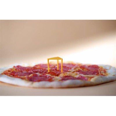 Oddělovač pizzy od víka - 500 ks, HENDI, Oranžový, 500 ks