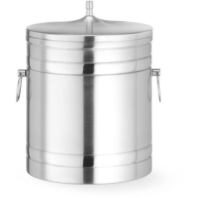 Box na led s dvojitými stěnami, BarUp, 5L, Stříbrná, ⌀200x(H)230mm