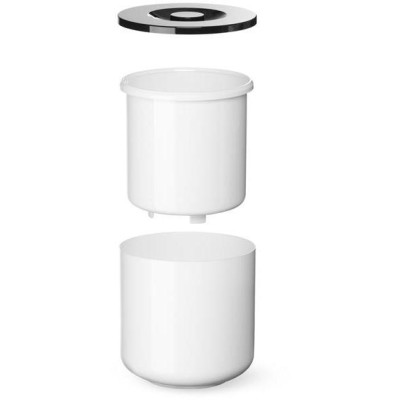 Box na led, BarUp, 5L, Bílá, ⌀190x(H)200mm