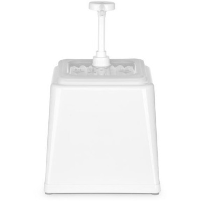 Zásobník na omáčky s pumpičkou, HENDI, 2,5L, Bílá, 230x210x(H)327mm