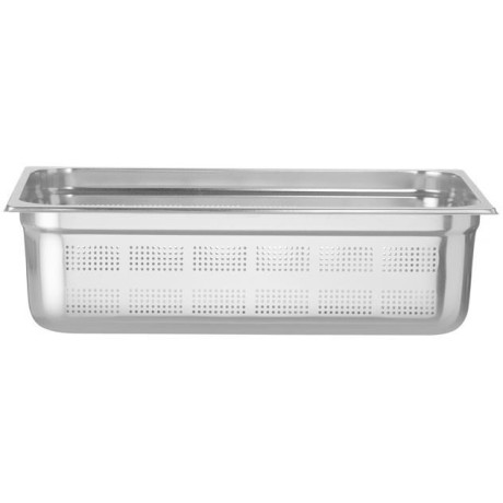 Kontejner GN 1/1 perforovaný, HENDI, Profi Line, GN 1/1, 21L, Světle šedá, (H)150mm