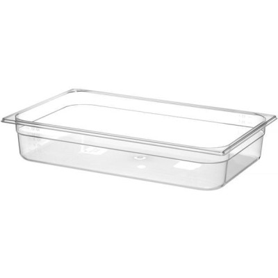 Kontejner GN 1/1 polykarbonát, HENDI, Profi Line, GN 1/1, 14L, Průhledná, 530x325x(H)100mm