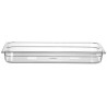 Kontejner GN 1/1 polykarbonát, HENDI, Profi Line, GN 1/1, 9L, Průhledná, 530x325x(H)65mm