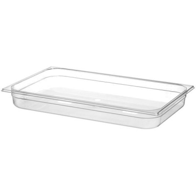 Kontejner GN 1/1 polykarbonát, HENDI, Profi Line, GN 1/1, 9L, Průhledná, 530x325x(H)65mm