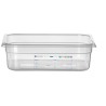 Kontejner GN 1/2 HACCP, HENDI, GN 1/2, 6,5L, Průhledná, 325x265x(H)100mm