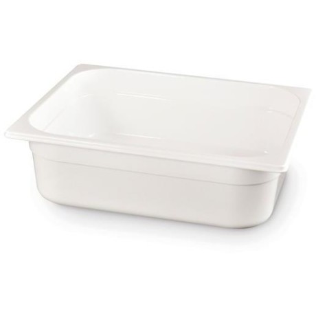Kontejner GN 1/2 bílý polykarbonát, HENDI, GN 1/2, 4L, Bílá, 325x265x(H)65mm