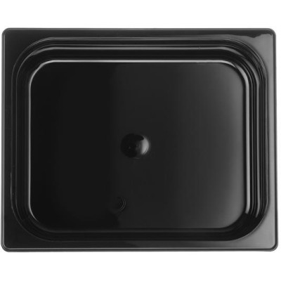 Kontejner GN 1/2 černý polykarbonát, HENDI, Profi Line, GN 1/2, 4L, Černá, 325x265x(H)65mm