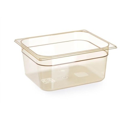 GN 1/2 kontejner, odolný vůči vysokým teplotám, HENDI, GN 1/2, 4L, Průhledná, 325x265x(H)65mm