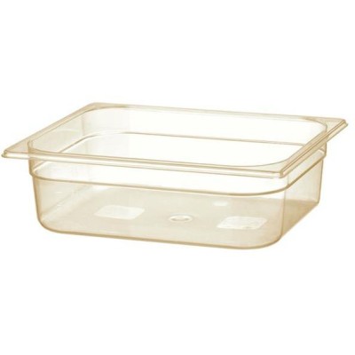 GN 1/2 kontejner, odolný vůči vysokým teplotám, HENDI, GN 1/2, 6,1L, Průhledná, 325x265x(H)100mm