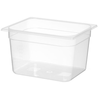 Kontejner GN 1/2 polypropylen, HENDI, Profi Line, GN 1/2, 12,5L, Průhledná, 325x265x(H)200mm