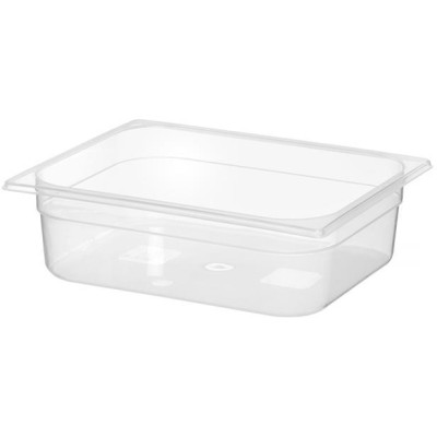 Kontejner GN 1/2 polypropylen, HENDI, Profi Line, GN 1/2, 6,5L, Průhledná, 325x265x(H)100mm