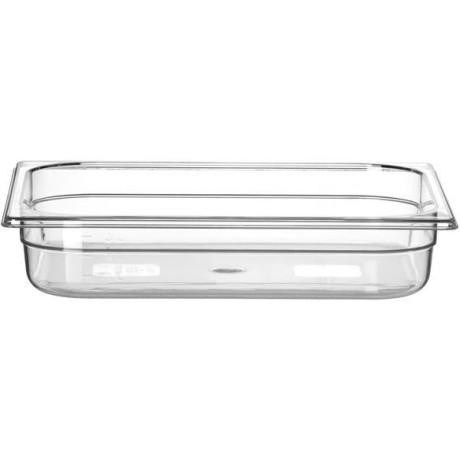 Kontejner GN 1/2 polykarbonát, HENDI, Profi Line, GN 1/2, 4L, Průhledná, 325x265x(H)65mm